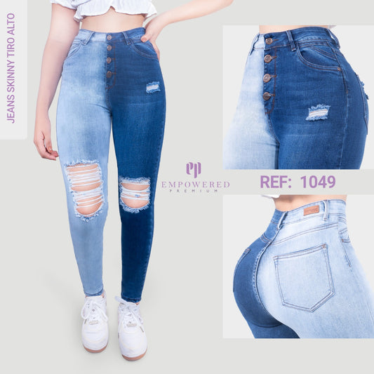 Jean Skinny Clásico Tiro Alto 1049