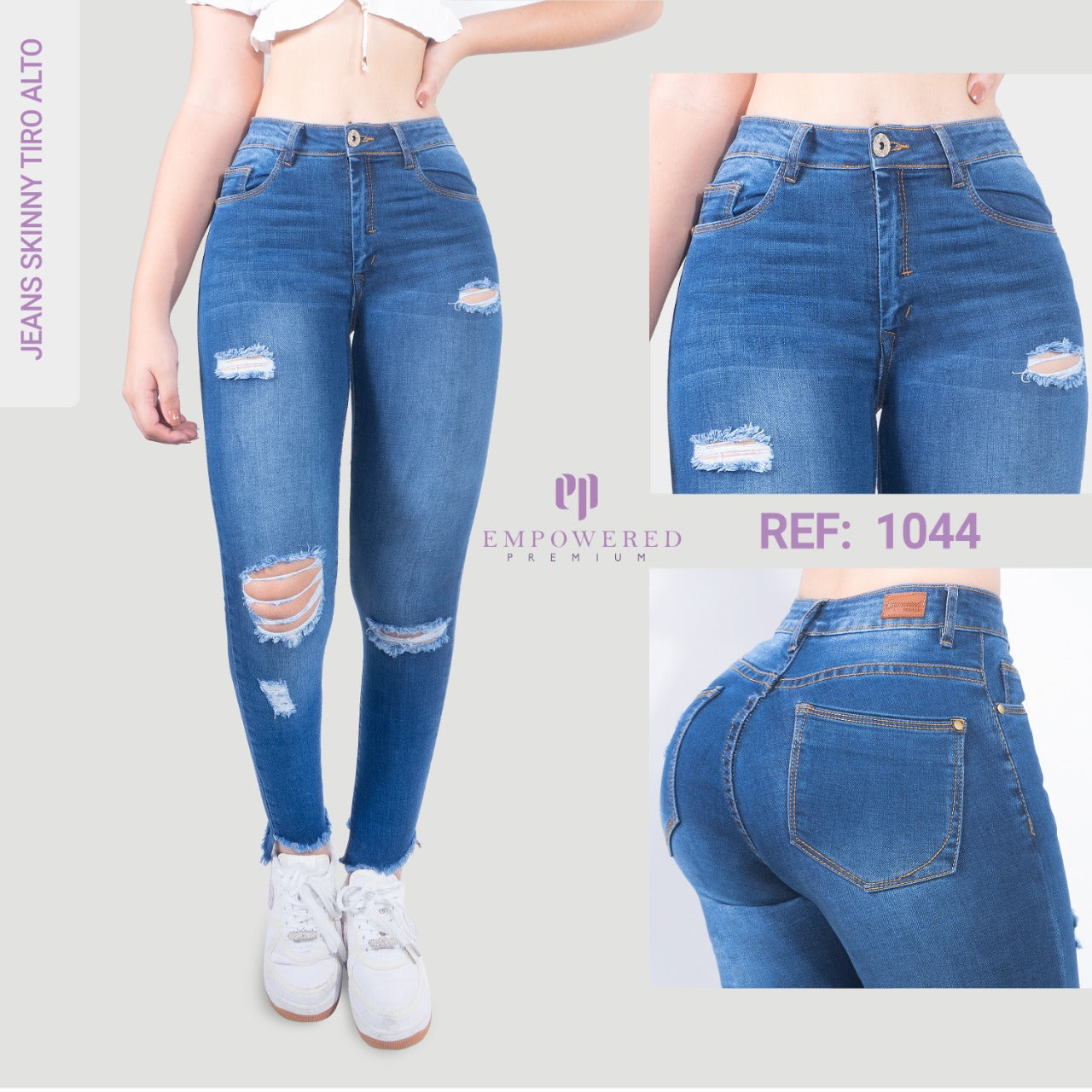 Jean Skinny Clásico Tiro Alto 1044