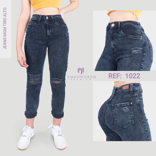 Jean Mom Fit Tiro Alto 1022