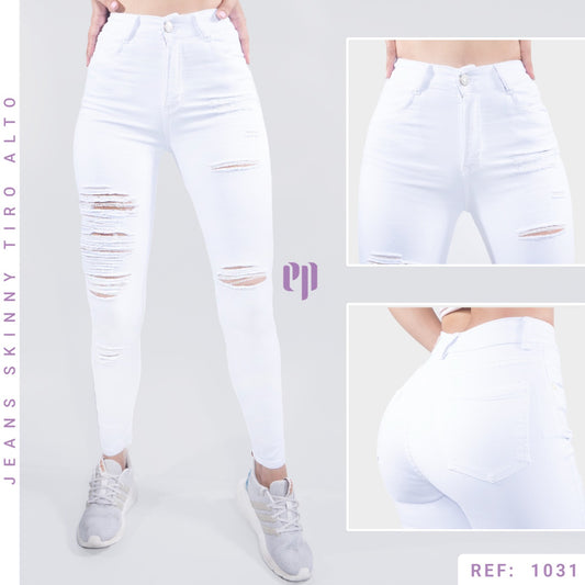 Jean Skinny Clásico Tiro Alto 1031